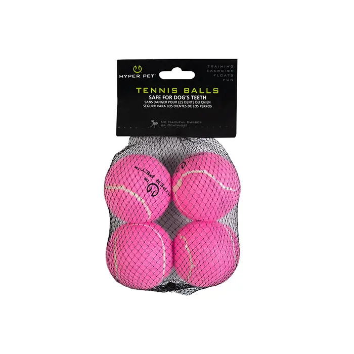 Hyper Pet 4'lü Pembe Tenis Topu Orta Boy