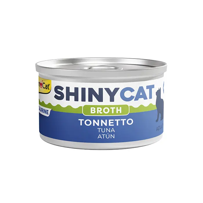 Gimcat New Shinycat Broth Ton Balıklı Kedi Konservesi 70gr