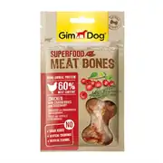 Gimdog Meat Bones Kızılcık ve Biberiyeli Tavuk Köpek Ödül 70 gr 1