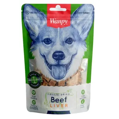 Wanpy Kurutulmuş Organik Dana Ciğeri 40 gr
