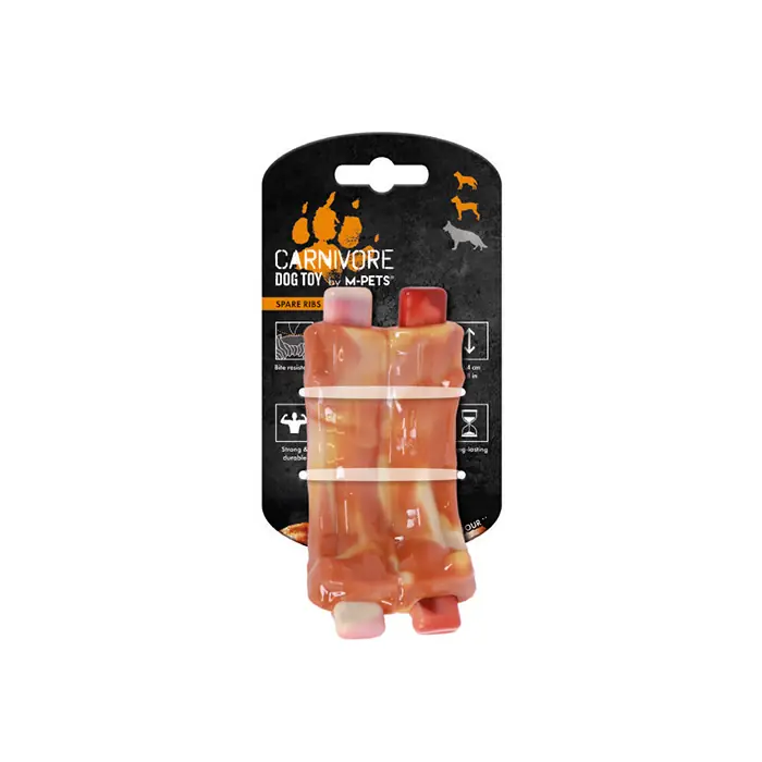 M-PETS Carnivore Dog Pastırma Aromalı Kaburga Köpek Oyuncağı
