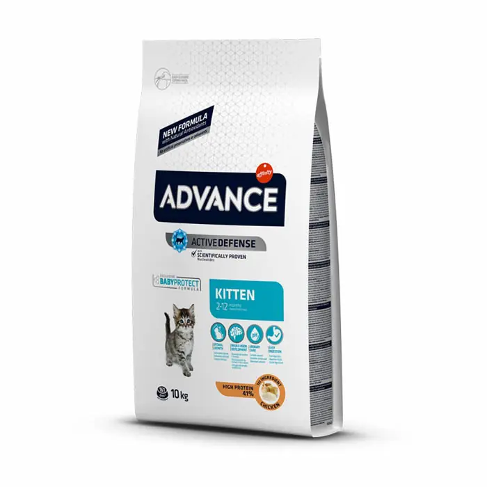 Advance Kitten Tavuklu Ve Pirinçli Yavru Kedi Maması 10kg