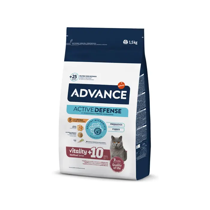 Advance Sterilised +10 Yaşlı Kısırlaştırılmış Kedi Maması 1,5 Kg