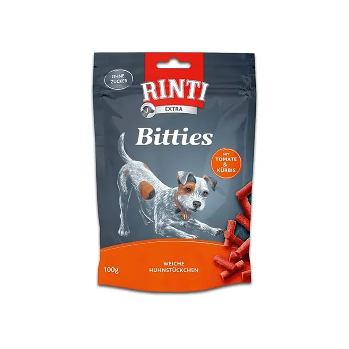 Rıntı Bitties Tavuklu ve Domatesli Köpek Ödülü 100 Gr