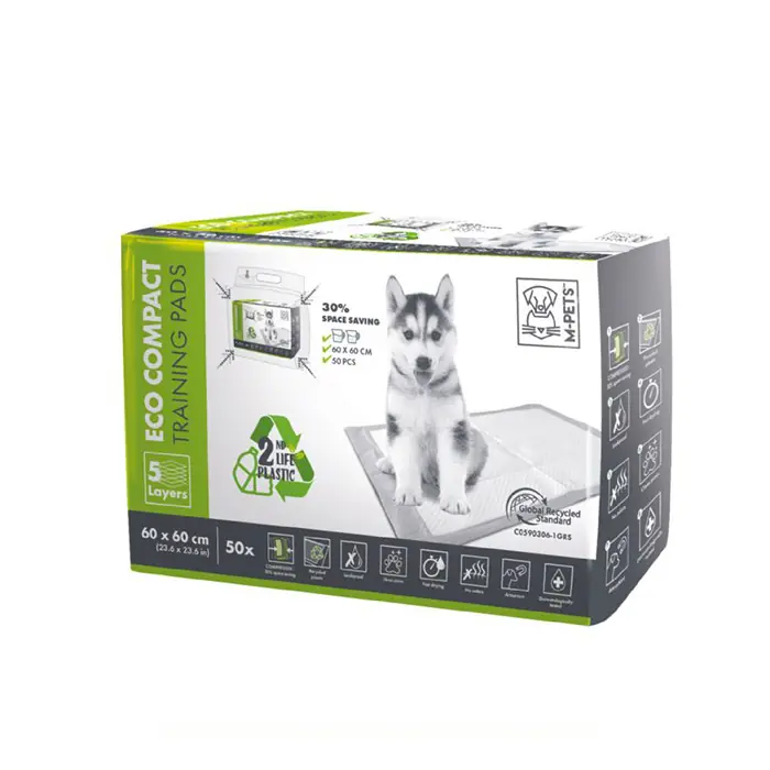 M-PETS ECO Köpek Çiş Eğitim Pedi 60x60cm 50Adet