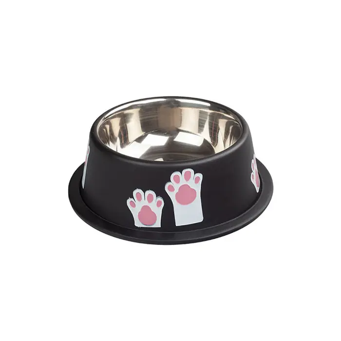 Oripet Acrct(B) 4 Cup Pati Desenli Köpek Mama Su Kabı 1050ml