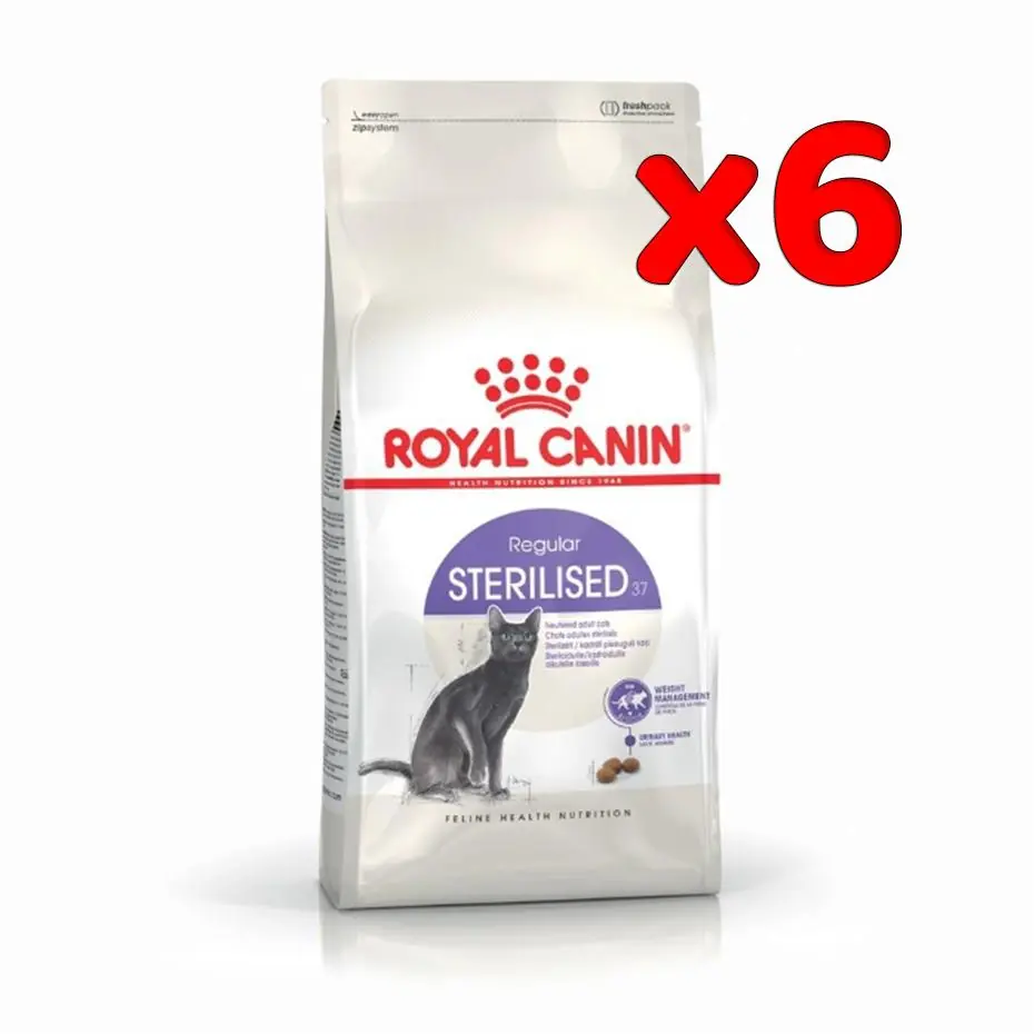 Royal Canin Sterilised 37 Kısırlaştırılmış Kedi Maması 2 Kg 6 Adet