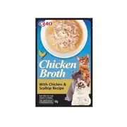 CIAO Broth Tavuk Sulu ve Deniz Taraklı Kedi Çorbası 50gr 1