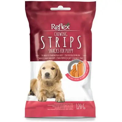Reflex Chewing Strıps Biftekli Yavru Köpek Köpek Ödülü 120 Gr