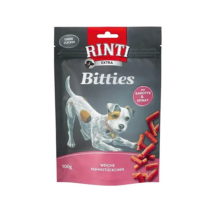 Rıntı Extra Bitties Havuç ve Ispanaklı Köpek Ödülü 100 Gr