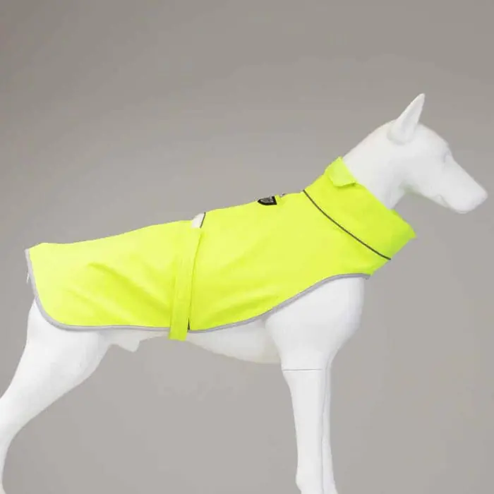 Lindo Softshell Neon Yeşil Küçük,Orta ve Büyük Irk Köpek Yağmurluğu