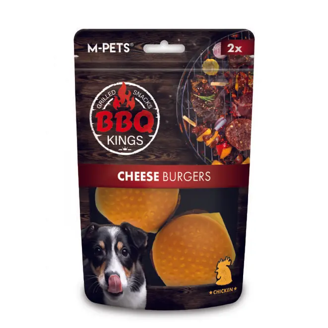 M-Pets BBQ Kings Cheese Burgers Tavuklu Köpek Ödül Maması 130gr
