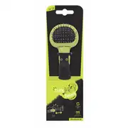M-Pets Click and Groom Kedi ve Köpekler için Masaj Uçlu Fırça Small 1