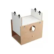 Orijin Çift Kapılı Sürgülü Kuş Yuvası Küçük Boy 1