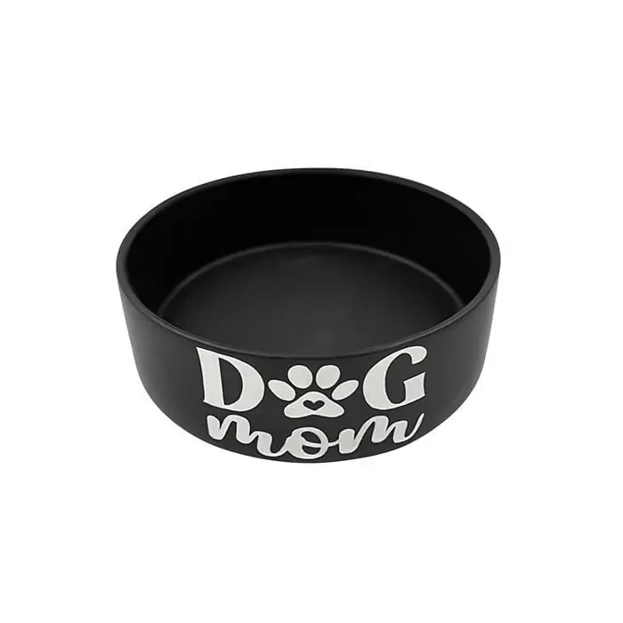 Sampaws Kedi Köpek Mama ve Su Kabı 400ml Siyah
