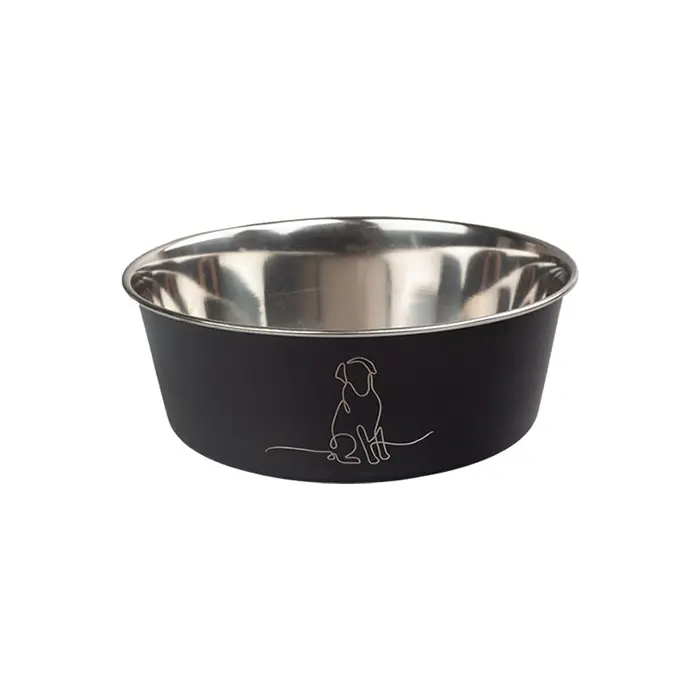 Oripet Hdns(Dl) 1 Qt Köpek Lazer İşlemeli Mama Su Kabı
