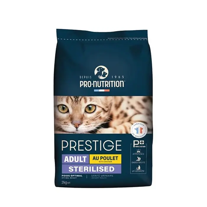Pro Nutrition Prestige Adult Sterilised Yetişkin Kısırlaştırılmış Tavuklu Kedi Maması 2kg