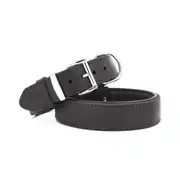Doggie Yağlı Deri Köpek Boyun Tasması Yağlı Kahve 3,5x52-60cm 1