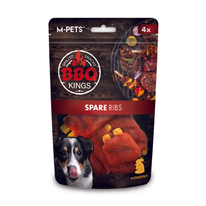M-Pets BBQ Kings Spare Ribs Tavuklu Köpek Ödül Maması 85gr