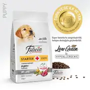 Felicia HypoAllergenic Kuzulu Pirinçli Küçük Irk Düşük Tahıllı Yavru Köpek Maması 6 Kg 1