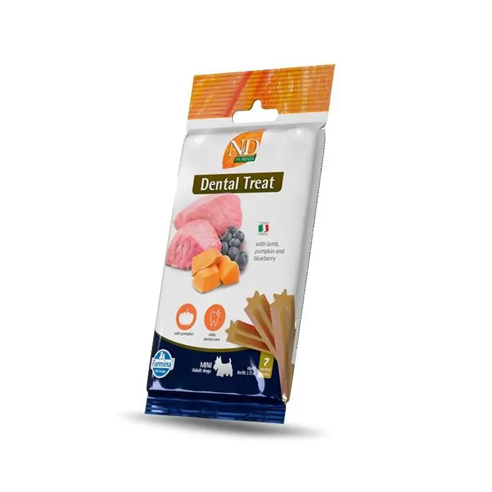 N&D Treat Dental Kuzulu Yaban Mersinli Mini Köpek Ödülü 60 Gr