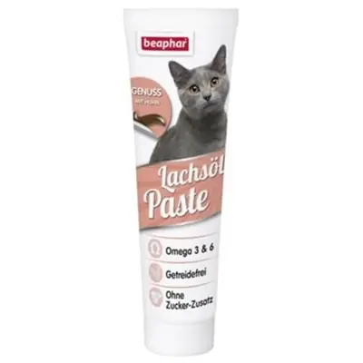 Beaphar Omega 3&6 Somonlu Kedi Pastası 100gr