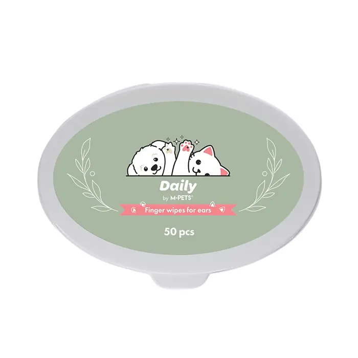 M-Pets Daily Kulak Temizleme Mendili 50li