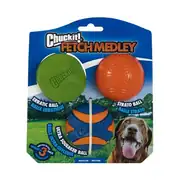 Chuckit!Fetch Medley Gen2 Köpek Oyun Topu 3'lü Orta Boy 1