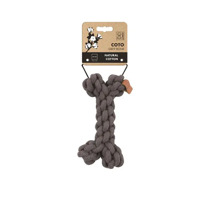 M-PETS COTO Kemik Şekilli Örgü Köpek Oyuncağı 19cm