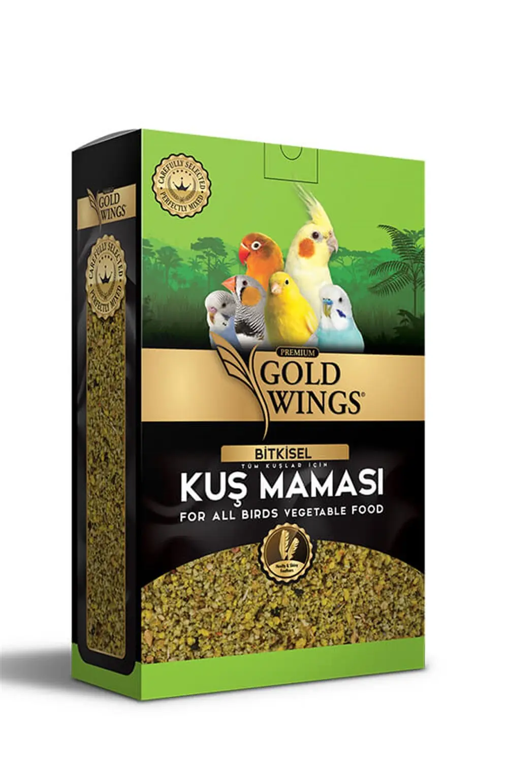 Gold Wings Premium Bitkisel Kuş Maması 1 Kg
