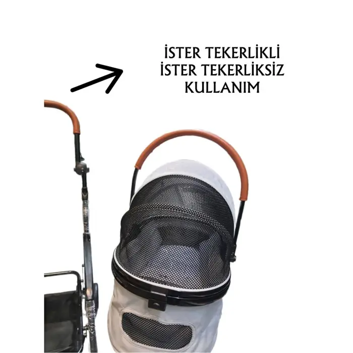 Tommy Evcil Hayvan Taşıma Puseti 76,5x48x99cm Gri