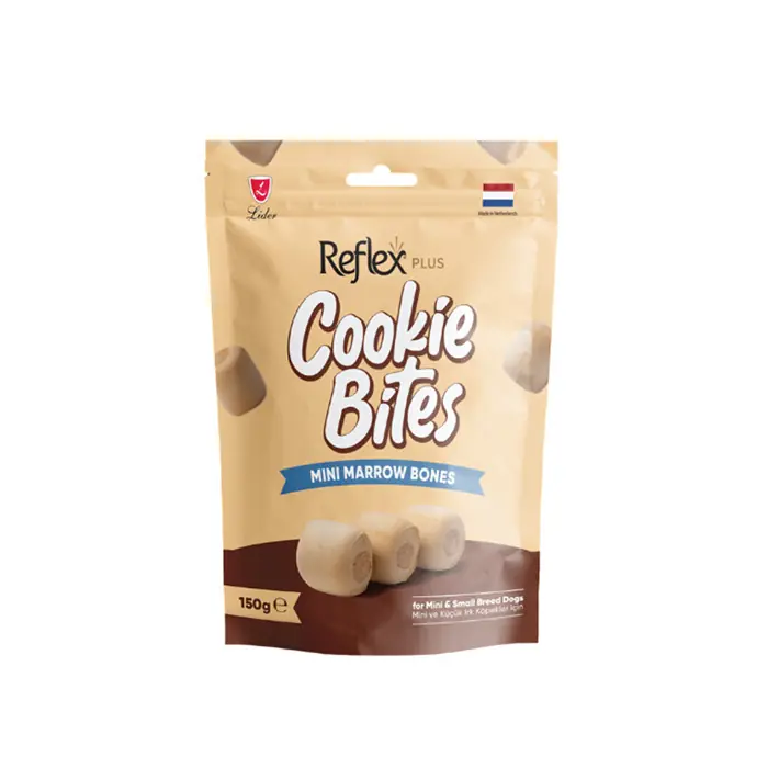Reflex Plus Cookie Bites Mini Marrow Bones Mini ve Küçük Irk Yetişkin Köpek Ödül Maması 150gr