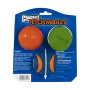 Chuckit!Fetch Medley Gen2 Köpek Oyun Topu 3'lü Orta Boy 2