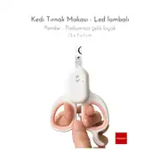 Pakeway TT Serisi Led Lambalı Kedi Tırnak Makası Küçük Boy Pembe 1