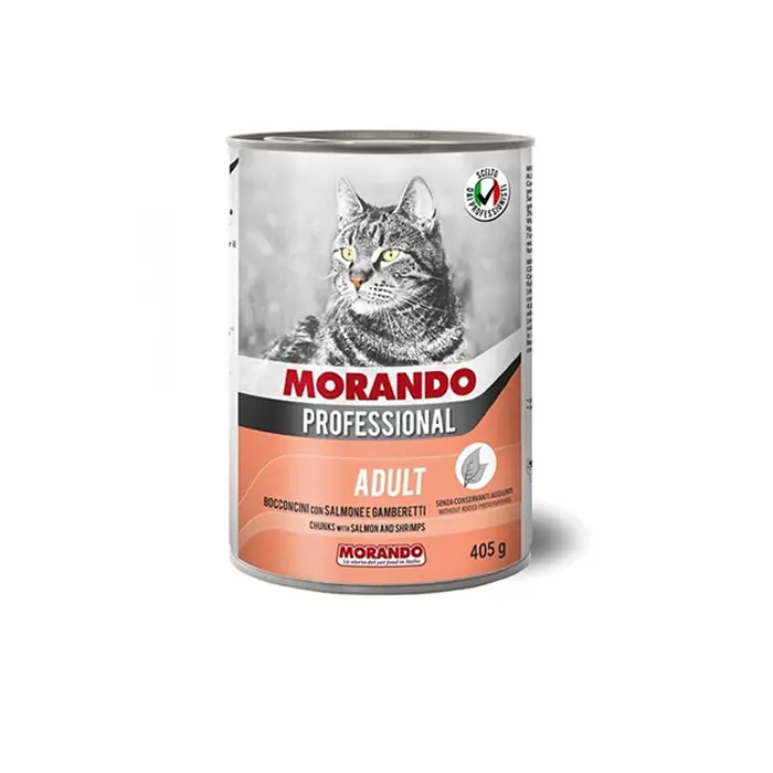 Morando Pate Somon ve Karides Yetişkin Kedi Konservesi 400gr