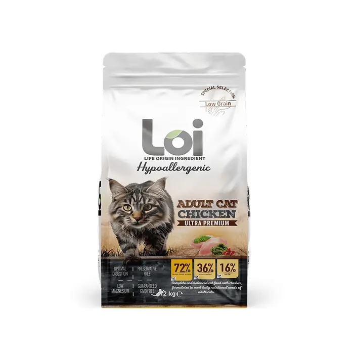Loi Tavuklu Yetişkin Kedi Maması 2Kg