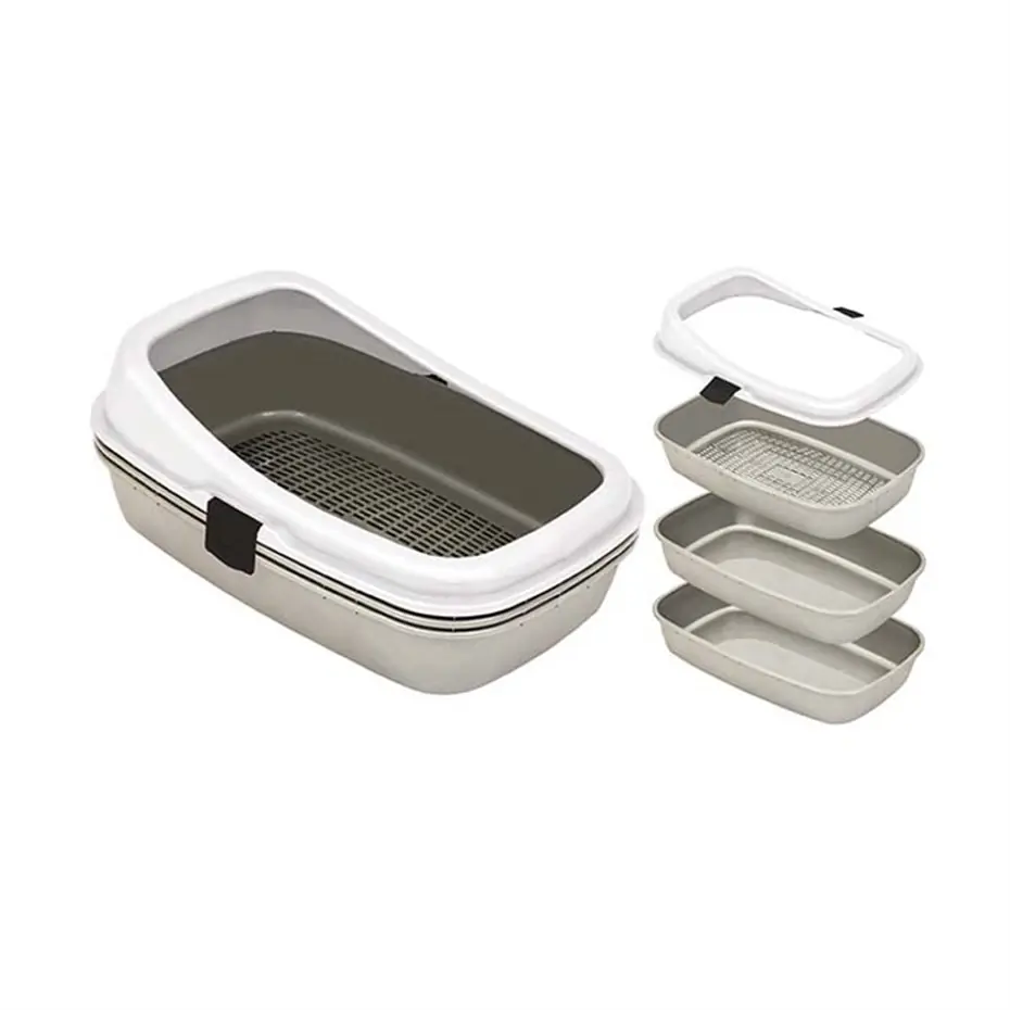Petgross Elekli Açık Kedi Tuvaleti 42x61,5x24cm