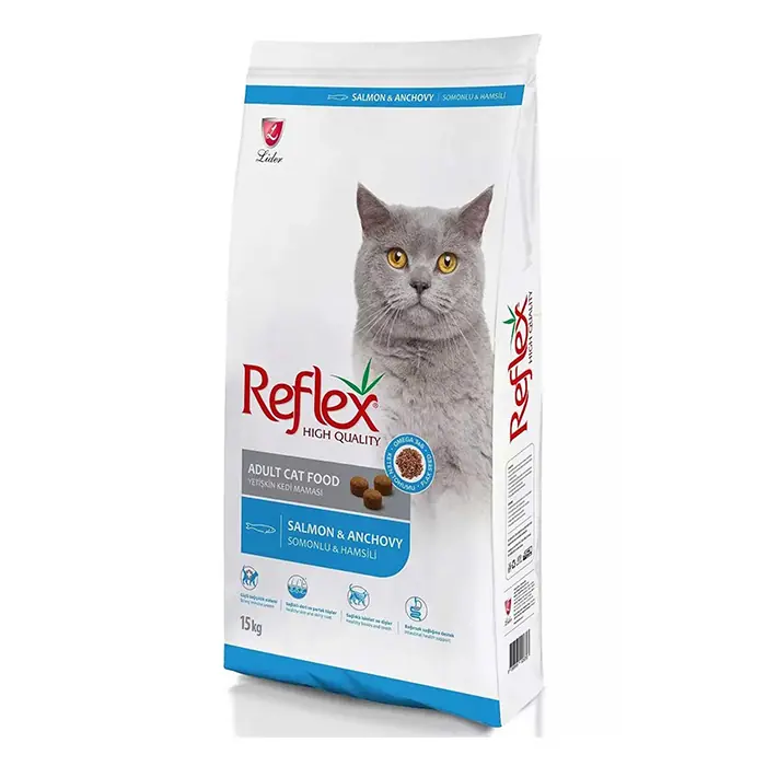 Reflex Adult Somonlu ve Hamsili Kedi Maması 15 KG