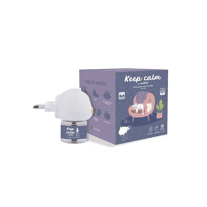 M-Pets Keep Calm Kedi Sakinleştirici Diffuser Set 48ml