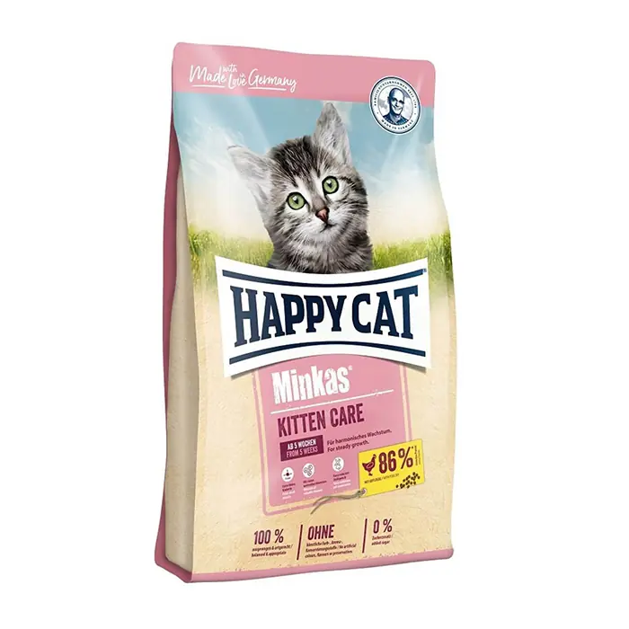 Happy Cat Minkas Kitten Care Tavuklu Yavru Kedi Maması 1,5kg