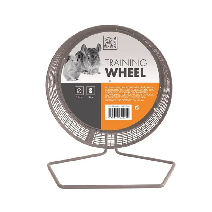 M-PETS Training Ayaklı Metal Hamster Çarkı 13cm Small