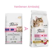 Felicia Az Tahıllı Kuzu Etli HypoAllergenic Anne ve Yavru Kedi Maması 12 Kg 1