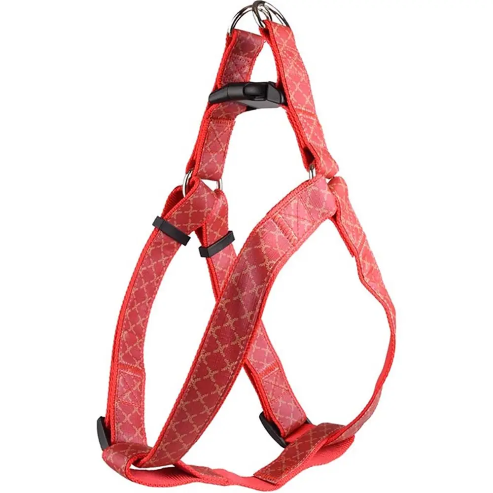 Flamingo Odin Köpek Göğüs Tasması Kırmızı 20mm x 45-60cm