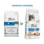 Felicia Az Tahıllı Yetişkin Somonlu HypoAllergenic Kedi Maması 12 Kg 1