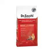 Dr.Sacchi Düşük Tahıllı Sığır Etli Yetişkin Kedi Maması 10KG 1