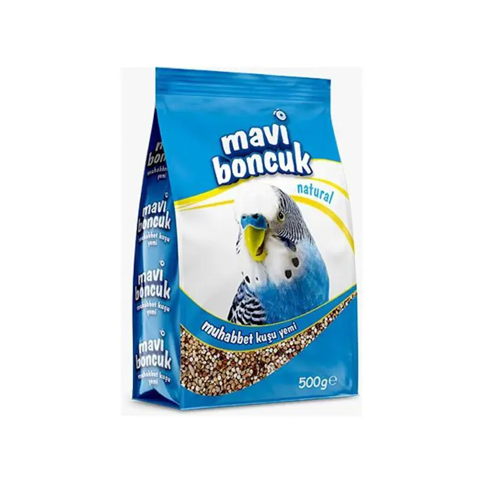 Mavi Boncuk Kabuklu Muhabbet Kuşu Yemi 500gr