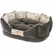 Ferplast Charles 60 Köpek Yatağı Kahverengi 44x33cm 1