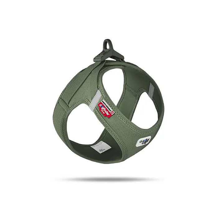 Curli Vest Harness Clasp Air-Mesh Köpek Göğüs Tasması Moss 2XSmall