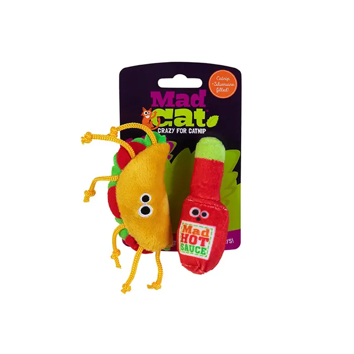 Mad Cat Taco Tuesday Kedi Otlu ve Matatabili 2'li Kedi Oyuncağı