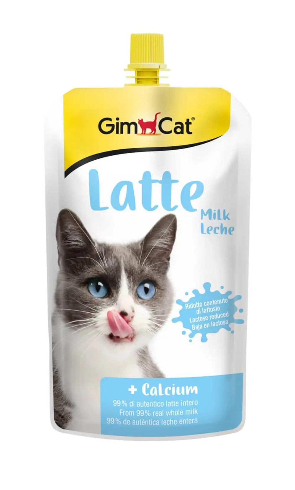 Gimcat Milk Latte Calcium Sıvı Kedi Sütü 200 ml
